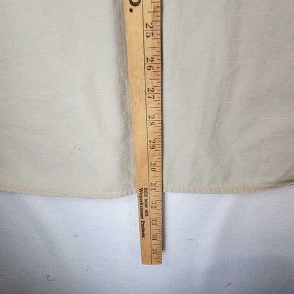 Woolrich Mens 2XL Long Sleeve Button Up British Tan #6040 Cotton Shirt Outdoors - Picture 6 of 12